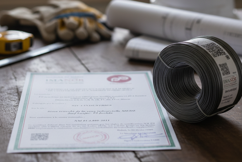 Conformité NM fil machine : certification remise par le Ministère, bénéfices concrets pour les chantiers